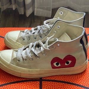 commes des garcon converse play high top